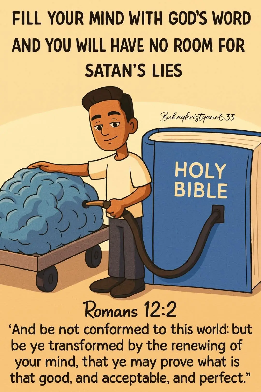intentionally not conforming to the world's patterns and instead allowing your mind to be transformed by God. #application 