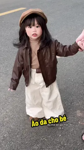 Áo da xịnn phết các mon ạ dày lăm nha#xuhuong #thoitrangchobe #thoitrangtreem #aokhoacchobe #aodachobe 