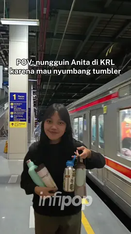 Nih gue bagi satu deh tumblernya, gue ada banyak kebetulan😅 #fyp #tumbler #anita #viral 
