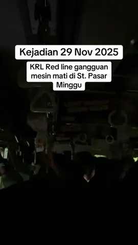 Kereta gangguan mati mesin di St. Pasming guys.. hati2 yaa….  #kai #gangguan #KRLJabodetabek #AnakKereta #commuterline 
