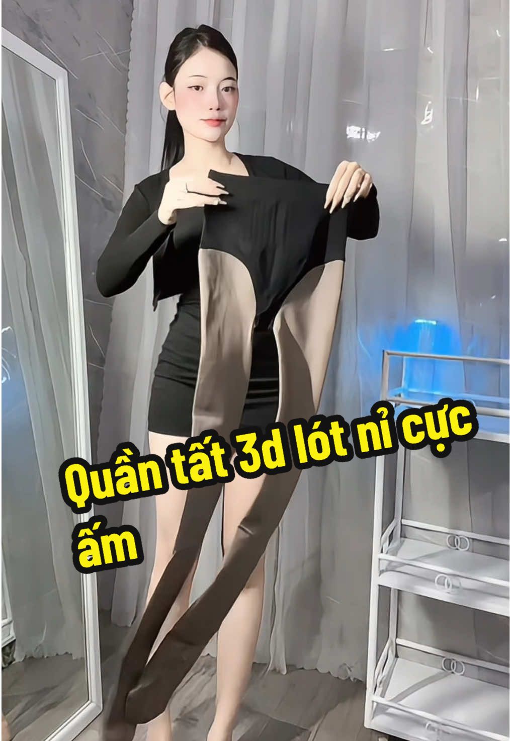 Mùa đông chỉ cần 1 đến 2 chiếc quần tất ngon lành thế này là vừa ấm vừa đẹp😍 #quantat #quantatlotni #quantat3d #quantatume #viral 