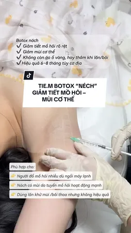 Team tới kỳ là tiêm nách” điểm danh ạ” Da trắng cũng nhưng đừng quên néch cũng khô thoáng - và hem có mùi nữa ạ 😆💋#spaquan1 #botox #botoxnach #Làmđẹp 