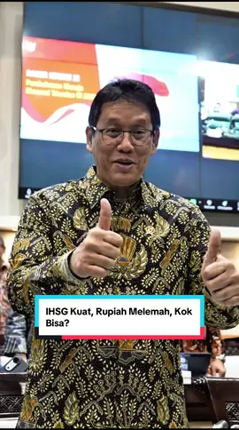 Kenapa bursa kuat, ekonomi stabil tapi rupiah melemah? Jadi, investasi langsung asing atau foreign direct investment (FDI) perlu waktu untuk masuk ke Indonesia.  Dengan FDI, Indonesia sebenarnya terbantu dari sisi pasokan dolar AS. Inilah yang akan memperkuat nilai tukar rupiah. Selama kita bisa meyakinkan asing jika ekonomi domestik mampu tumbuh lebih cepat, kita yakin investor asing jangka panjang akan segera menanamkan uangnya atau bahkan melakukan ekspansi bisnisnya di Indonesia. Kalau ekonomi kita tumbuh lebih cepat investor asing akan lakukan ekspansi bisnisnya maka rupiah akan cenderung menguat. Terus Optimis. Kita Kaya Bersama #kitakayabersama #purbayayudhisadewa #menkeu 