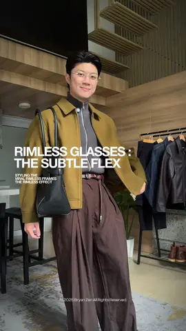 CARA STYLING RIMLESS GLASSES!  #bryansfashionplaybook #mensfashion #outfitideas #outfitinspo #rimlessglasses 