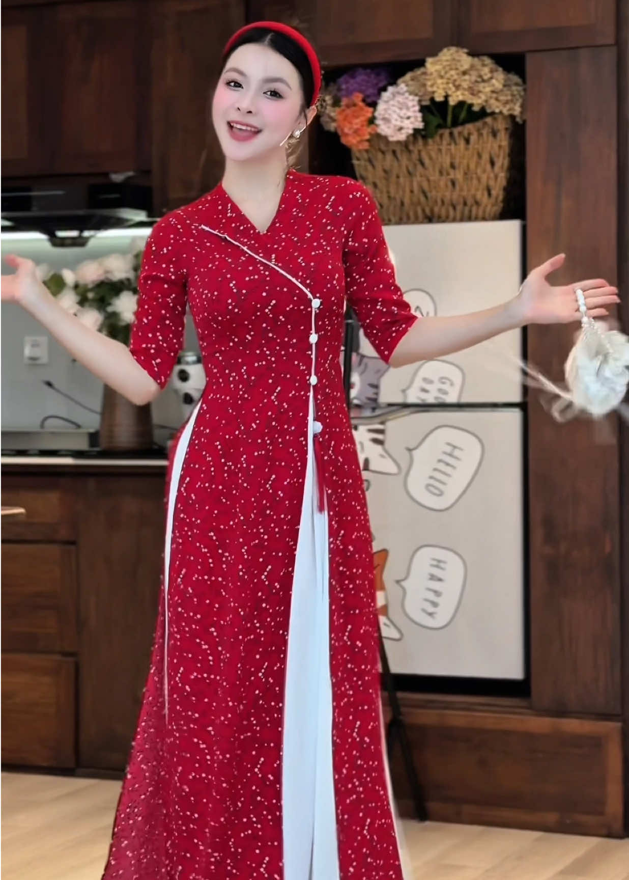 Nhắc nhẹ là còn 81 ngày tới Tết rồi nhen ✨✨👉Áo AD2899 Quần F8007 #aodaitet #aodaivietnam #aodaichuu #tet2026 #xuhuongtiktok 