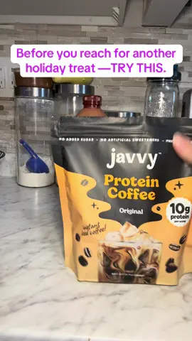 Health goals don’t stop for the holidays. @Javvy Coffee  #enjoyjavvy #ad #tiktokshopblackfriday #protein #coffeetiktok 