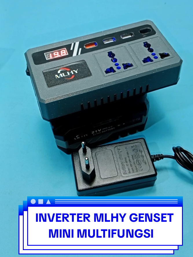 MLHY INVERTER GENSET MINI SERBAGUNA DAN BERKUALITAS #gensetmini #mlhy #inverter #genset #promo 