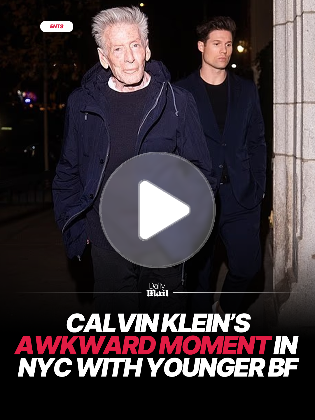 Fashion designer Calvin Klein, 83, and his model boyfriend Kevin Baker, 36, raised eyebrows after stepping out last week.  The couple, who have a 46-year age gap and been together for almost a decade, hit NY's East Village to celebrate the launch of Vogue photographer Steven Klein's new book. #calvinklein #bf #agegap #boyfriend #NY