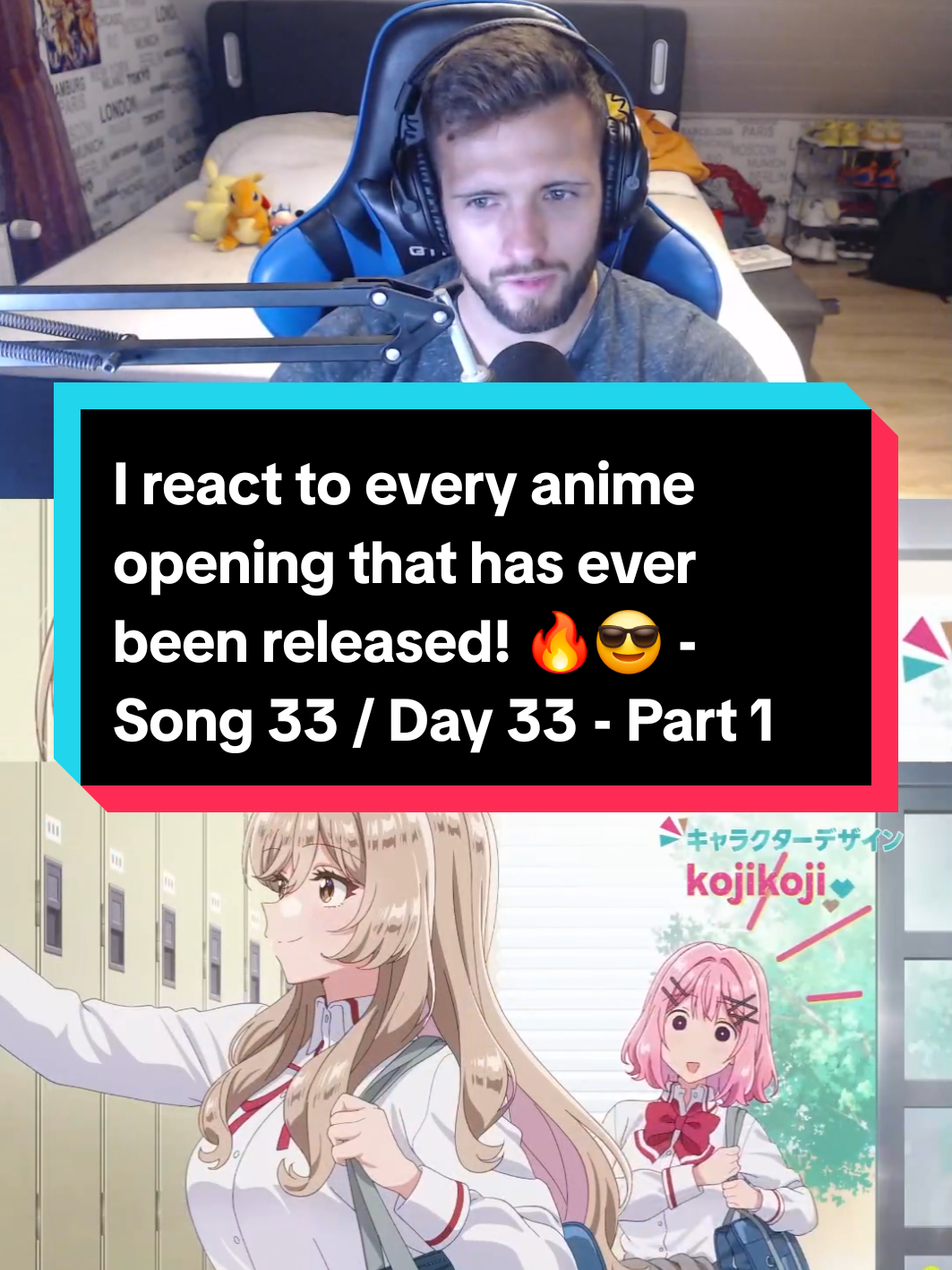 I react to every anime opening that has ever been released! 🔥😎 - Song 33 / Day 33 - Part 1 Today's Song: There's No Freaking Way I'll Be Your Lover! Unless… | Opening Theme | It's Anime #theresnofreakingwayillbeyourloverunless #yurianime  #reaction #animefyp #animeopening 