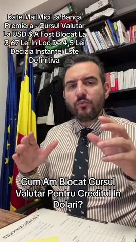 Rate Mai Mici La Banca Premiera - Cursul Valutar La USD $ A Fost Blocat La 3,67 Lei In Loc De 4,5 Lei Decizia Instantei Este Definitiva