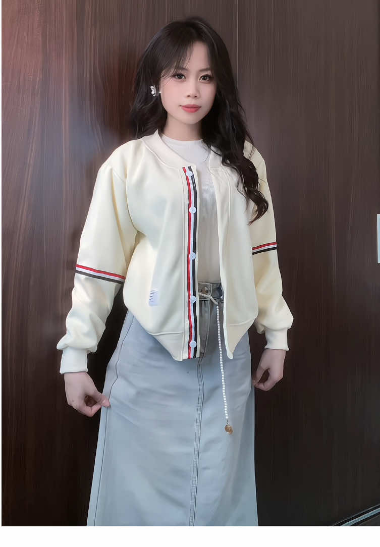 Em áo khoác chưa bao giờ hết hót #aokhoacnu #aoni #aocardigan 