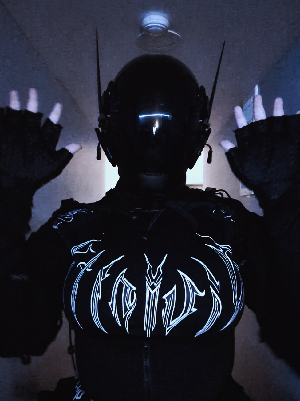 That's a hard no. 😤 #Cosplay #tactical #cyberpunk #monsterenergy #funny 