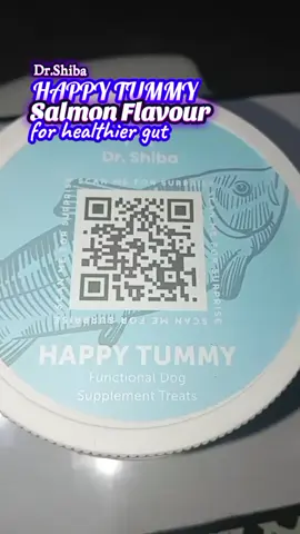 Dr.shiba HAPPY TUMMY SALMON FLAVOUR  #happytummy #salmonflavor  #allages  #fyp 