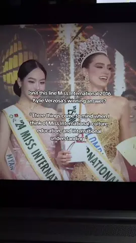 I really went back to the live video, the lyrics are just so familiar HAHAHAHA. But on top of that, Congratulations Myrna Esguerra for being the Miss International 2025 4th Runner-up! 🤍 #MissInternational2025 