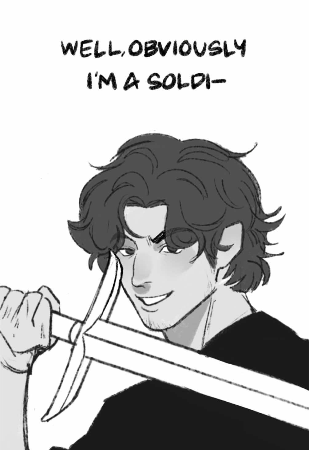 And now I am responsible for everyone ☝️😔 // And would you look at that- I drew myself for once LMAO- > > > #selfportrait #digitalart #tiktokarttrend #artistoftiktok 