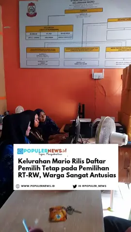 Kelurahan Mario, Kecamatan Mariso Rilis Daftar Pemilih Tetap (DPT) pada Pemilihan Ketua RT-RW di Kota Makassar. Begini kata Lurah Mario, Ronny Catur Prabowo#lurah #pemilihanrtrw #fypシ #pyfツ 