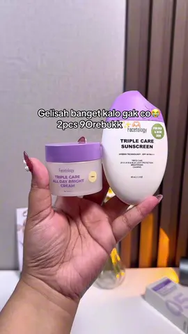 #facetology #daycreamfacetology #tripelcare 