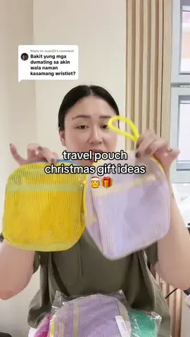 Replying to @Juan23 updated link with strap ✨ #Christmas #ChristmasGiftIdeas #TravelPouch #ExchangeGift #Pouch 