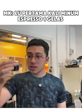lu punya aslam tapi minum espresso begini lah jadinya😂 #kebengs #espresso #kopi #fyp #beranda @kevinnalff