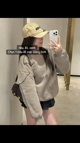 Nỉ bông nên ấm lắm ✨🌟 #CityCycle #aoni #sweater #thoitrang  