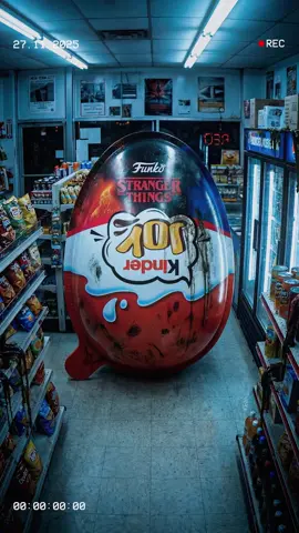 stranger egg at nyc store #strangerthings #kinderjoystrangerthings @Stranger Things Season 5 