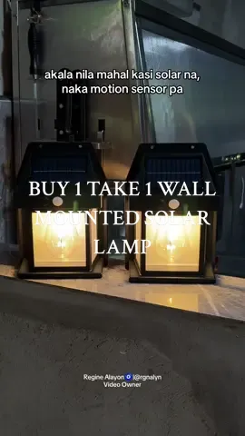 Affordable wall mounted lamp #solarlamp #solarwalllamp #outdoorlight #solarwalllight #gatelight 