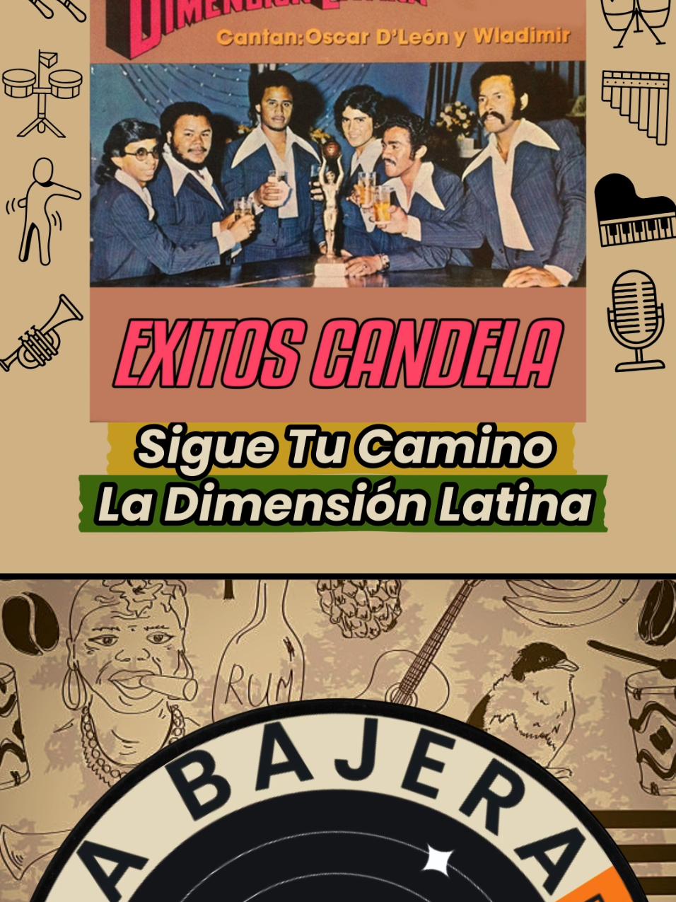 🎵 Sigue Tu Camino – Dimensión Latina (1975 / 1976) 💿 Álbum: Dimensión Latina ’76: Salsa Brava ✨ “Sigue Tu Camino” es uno de esos clásicos de salsa dura: fue grabada por Dimensión Latina, con voz principal de Óscar D'León, incluida en su álbum Dimensión Latina ’76: Salsa Brava — publicado originalmente en 1975.  🎯 Esta canción, con su letra de despecho y orgullo (“Anda y sigue tu camino y déjame en paz”), captura ese sentimiento de dignidad cuando el amor se vuelve tóxico. El ritmo, bailable y lleno de sabor, se ha mantenido potente casi 50 años después. 👉 Si eres de los que gozan bailando salsa old-school, este tema representa ese sonido auténtico de los 70’s que sigue funcionando hoy. ✨ ¿Te animas a ponerlo en tu próxima rumba? #SalsaBajera #DimensiónLatina #ÓscarDLeon #SalsaClásica #SalsaOldSchool