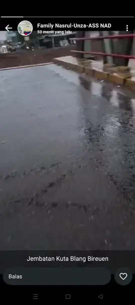 kondisi terakhir Jembatan Kutablang Bireuen  #prayforaceh  #banjir  #flood  #fyp  #bencana 