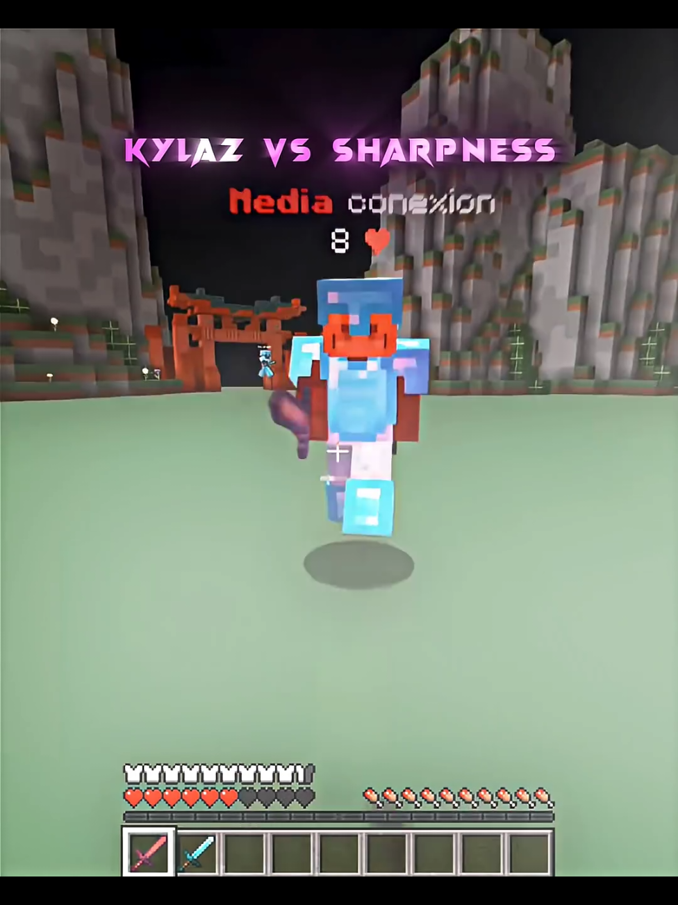 Sharpness Defeats All... But She's Different  #Minecraft #edit #sharpness #wemmbu #clownpierce 