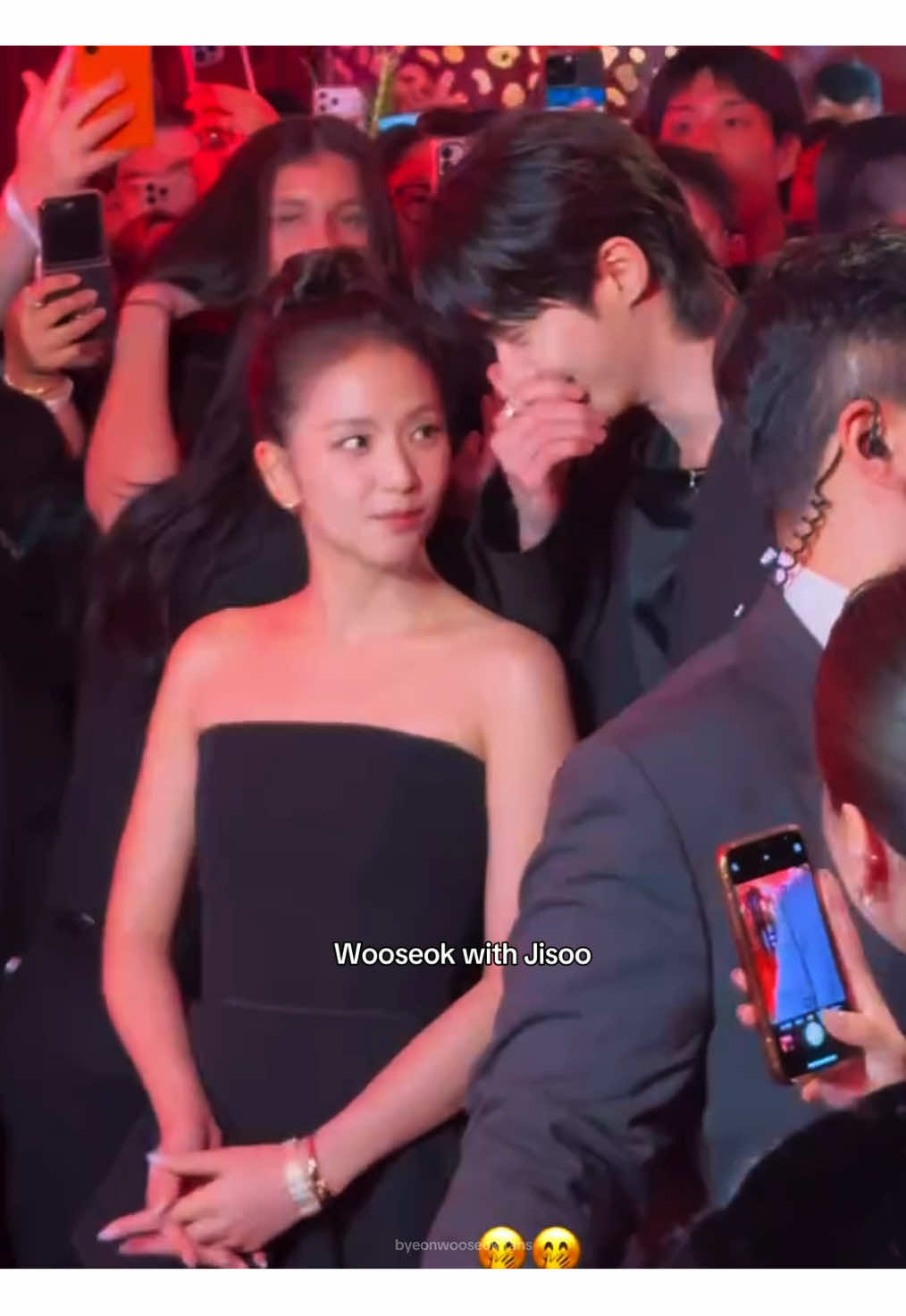 Byeon Wooseok and Kim Jisoo moment 🤍 #byeonwooseok #변우석 #jisoo 