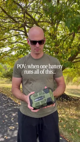 One battery powers all of these @greenmachineus tools we use year round! Did we mention how powerful this battery is and that it delivers gas-like performance? Did we mention any of these tools would also make a great gift this season, just sayin’!