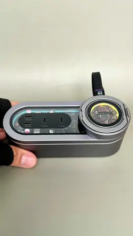 DECOKEE DK-HUB2  | قاعدة ديكوكي الفخمة from @DECOKEE  --------------------- Features | المواصفات: * 2x45w Fast Type C charging Port.   - Single Port Only: Max 45w   - Dual Port together: Max 22w * 3x USB3.2 Gen2 Type-C data (10Gbps Max.) ports and 1x Type-A port. * Transparent window with RGB LED lighting. * Customizable RGB LED light via webtool. * 30° Tilt Design with Dual Magnetic Attachment. * Hub for external storage solutions and device connectivity. Compatible devices: Desktop/Laptop computers, MacBook, Steam Deck, PS5, XBOX, iPad, iPhone, and Android smartphones. ** Link in Bio\Linktree #asmr #unboxing #hub #storage #ssd #تخزين