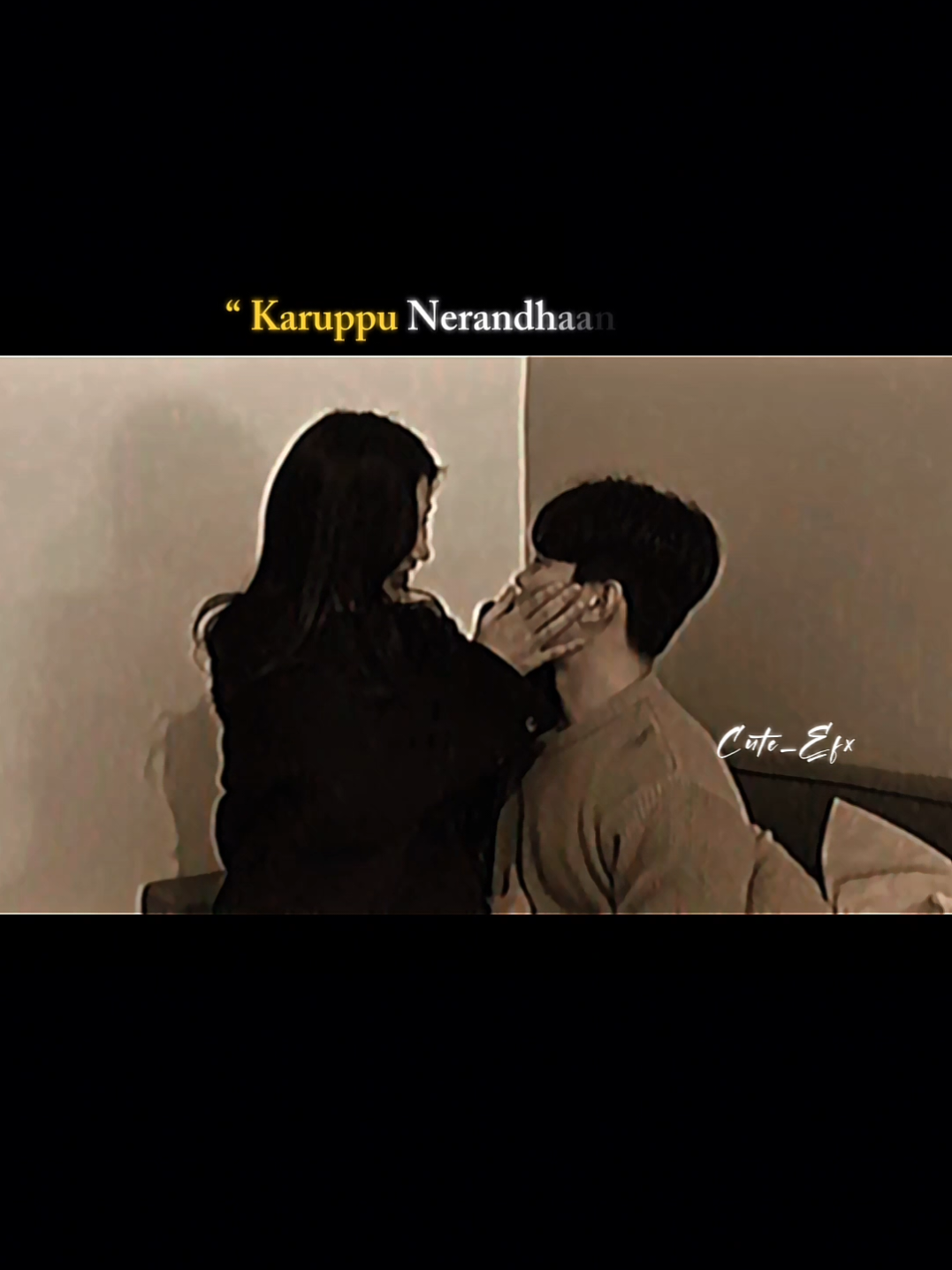 Karuppu nerandhaan Enna kavarndhidumae 🤌🏻🖤😍✨ #trending #viral #tamilsong #whatsappstatus #foryou #tiktok #page #500kviews #fyeシ 