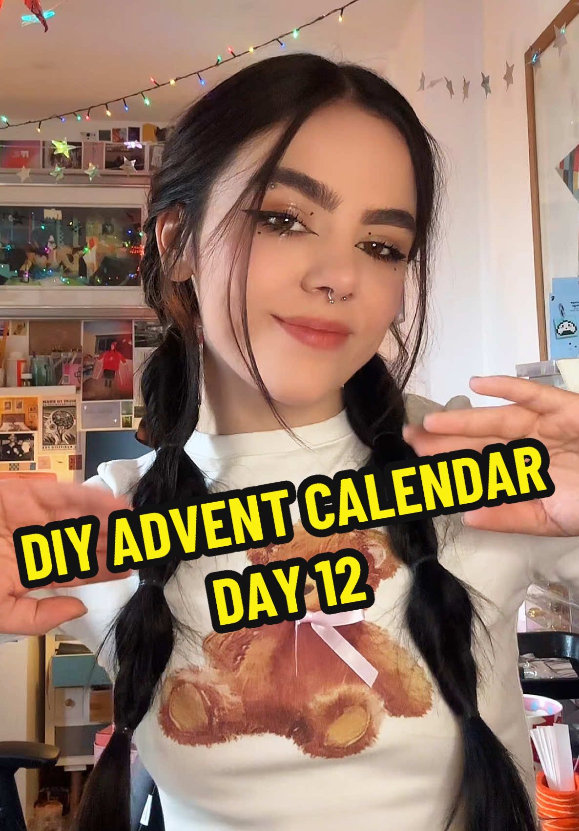 DIY custom advent calendar🎄🎁 Episode 13: Upcycled reverse appliqué T-shirt #diygiftideas #handmadegifts #adventcalendar #christmas2025 #giftguide