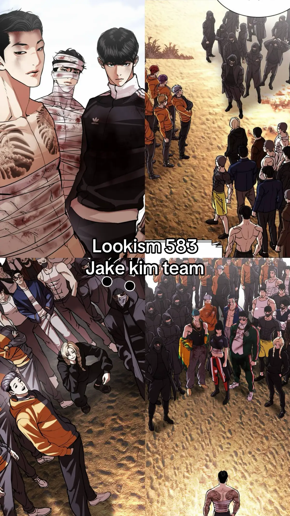Lookism 583 jake kim team #lookism #lookism583 #lookismwebtoon #lookismspoiler #jakekim 