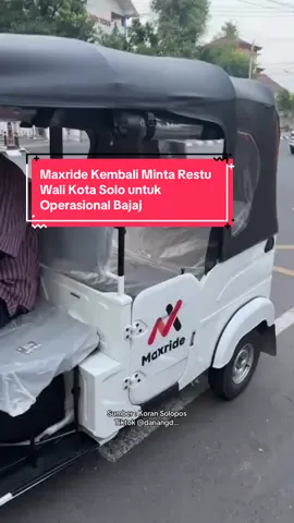 Maxride Indonesia bersiap melakukan mediasi dengan Wali Kota Solo Pada Tanggal (22/11/2025). agar bajaj dapat memperoleh izin beroperasi. Mereka mengklaim peluang kerja di Kota Solo akan semakin terbuka apabila izin tersebut diberikan. Apakah setuju jika bajaj modern hadir di solo?✨✨ #soloraya #VoiceEffects #trendingvideos #solorayahits #fyp 