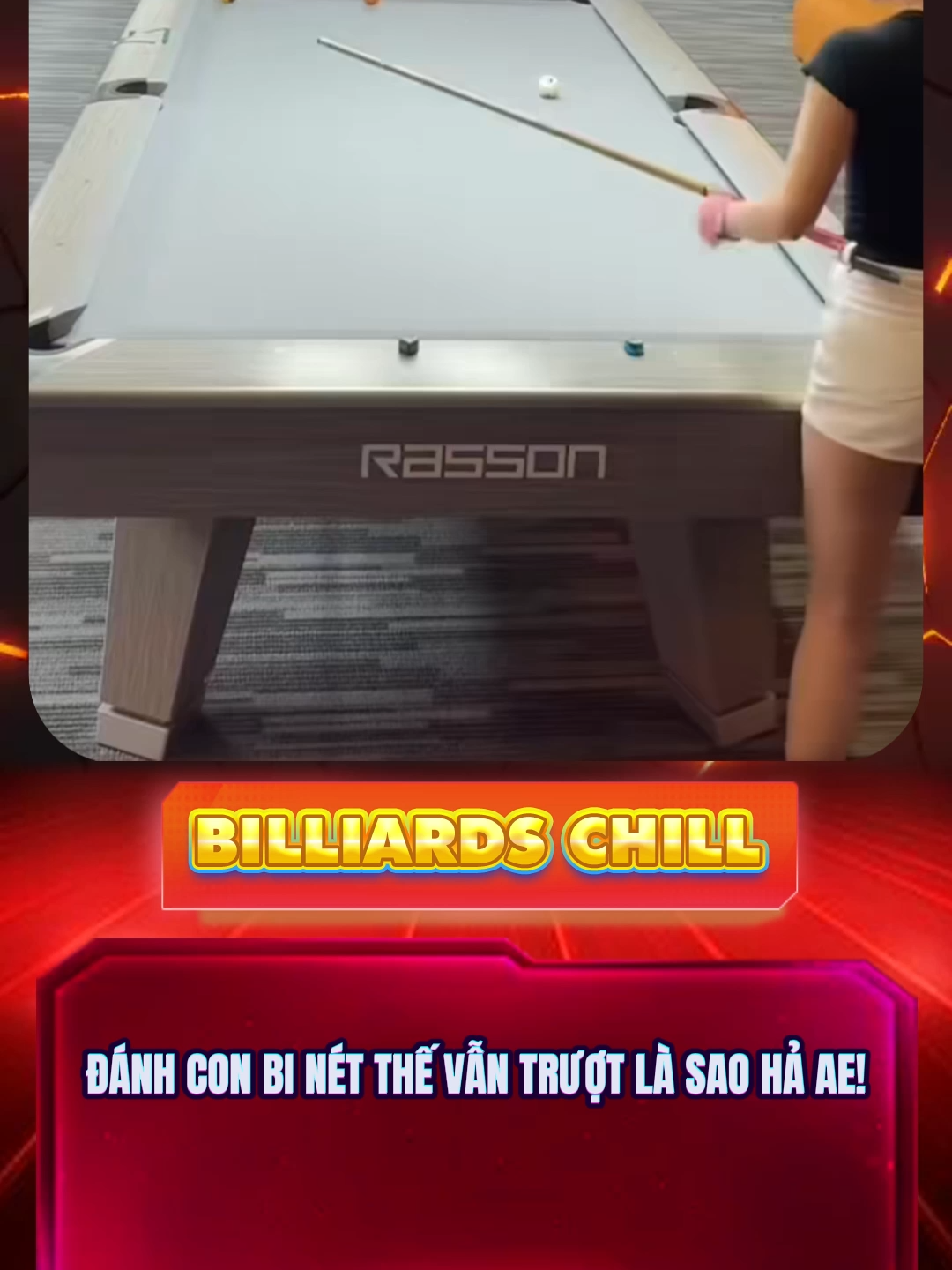 Đánh con bi nét thế mà vẫn trượt chả hiểu kiểu gì!#bida #billiards #giaitri