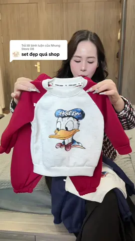 Trả lời @Nhung Store 08 #thoitrangtreem #quanaotreem #bodochobe #setnichobe #quanaothudongchobe 