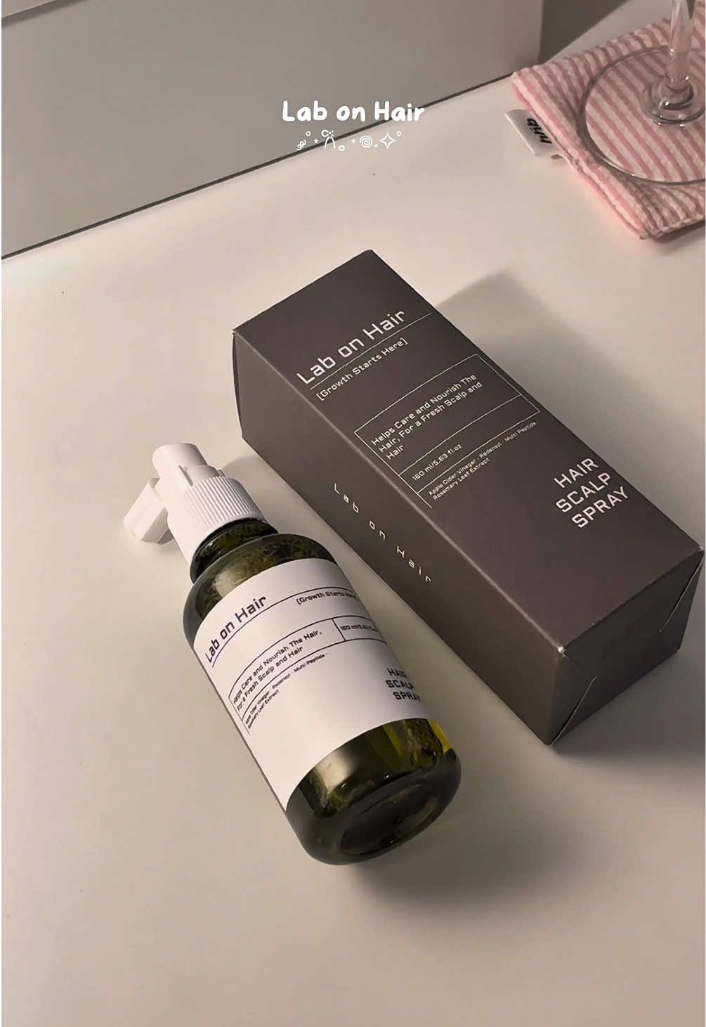 Tinh dầu xịt hỗ trợ mọc tóc Lab on Hair #labonhair #xitmoctoc #unboxing #dungflopnuama🥺 #doitruongbongtuyet 