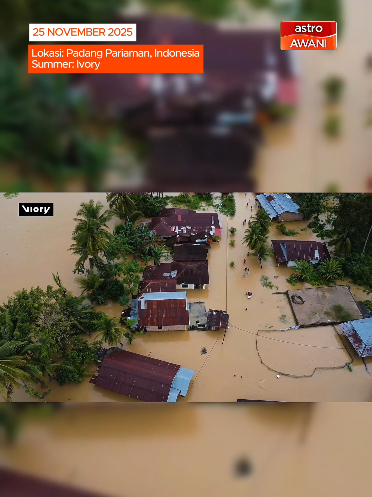 Hujan lebat yang menyebabkan sungai melimpah di Padang Pariaman, Sumatera Barat, menenggelamkan lebih 3,000 rumah dan 21 kampung pada Selasa memaksa penduduk dipindahkan dengan bot penyelamat ketika air berlumpur setinggi pinggang melanda kawasan kediaman dan pertanian. #AWANInews