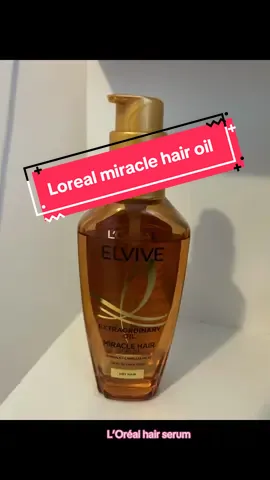 My favourite hair serum @L'Oréal Paris UK  My hair feels so silky using it. Even better you can use it on wet or dry hair and it smells so good too ☺️ #illbetherelorealistar #lorealistaruk #lorealmiraclehair #hairserum #loreal 
