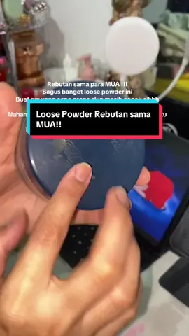 Bagus banget Buat gw yang acne prone skin masih cocok sihhh  Nahan minyak, dan menurut gw noncomedogenic gt #muaq #loosepowder #acneproneskin #acneloosepowder 