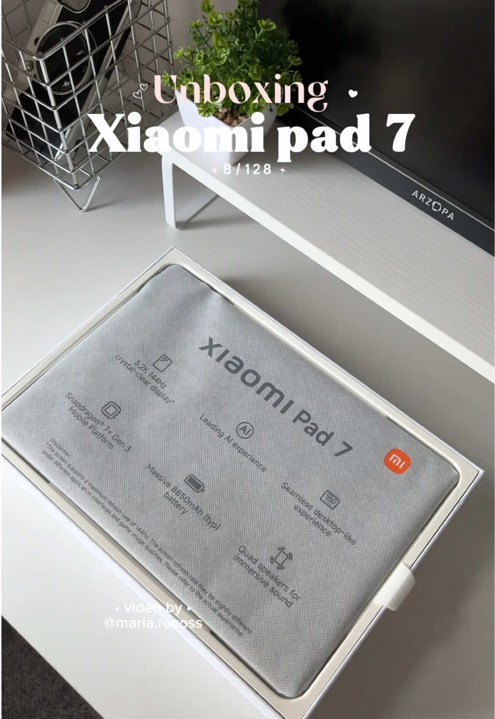UNBOXING!! Pangarap ko lang dati mag ka mipad 5 pero ito Xiaomi pad 7 ang nabili ko 💝 TYL! #xiaomipad7 #mipad7 