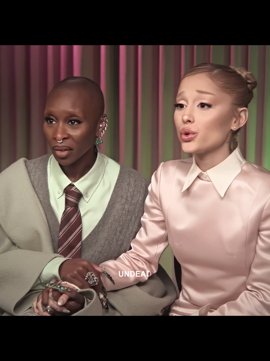 This duo creeps me out tbh😭 #arianagrande #cynthiaerivo #wicked #edit #fyp 
