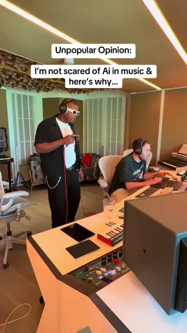 1. We have a chance to optimise work flow and shorten the time it takes to bring our ideas to life  2. It doesn’t completely wipe out the producer or songwriter… it pushes us to compete against a machine which performs at a high level which increases the level of the overall music out there …. 3. No more lazy songs… we are forced to make great sounding music , & if an ai song is a vibe , I have to make something better!