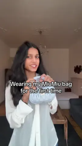 the bag is so cute @Miu Miu  #miumiu #luxurybag #styling #prague #browngirl 