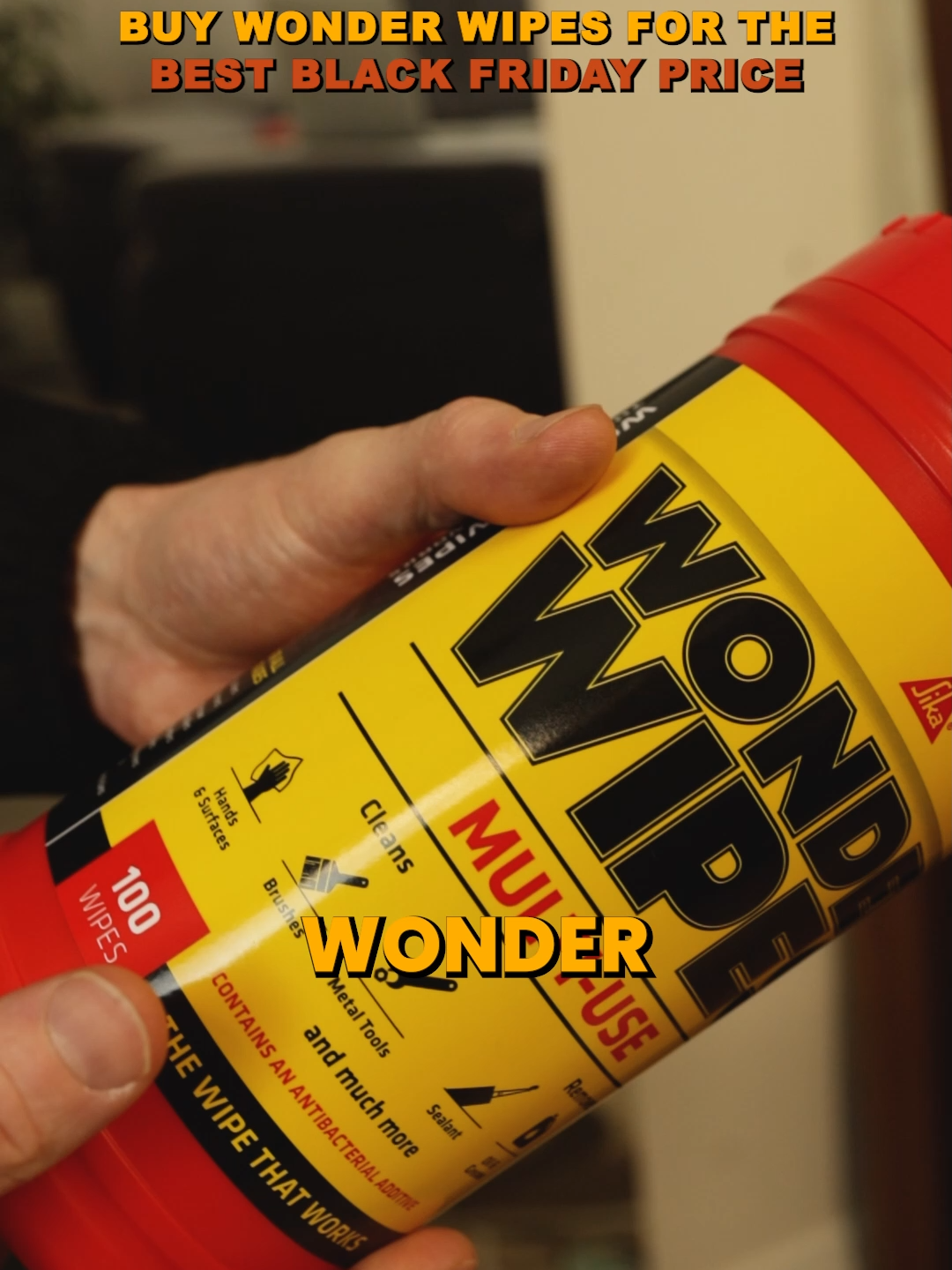 THE Black Friday cleaning deal you need! Wonder Wipes: Cleans hands, surfaces, tools, glue, grease, AND adhesive. It's a no-brainer. . . #WonderWipesDeal #BlackFriday2025 #MultiUse #CleaningMotivation #ToolMaintenance #Tradesman #QuickClean #FYP