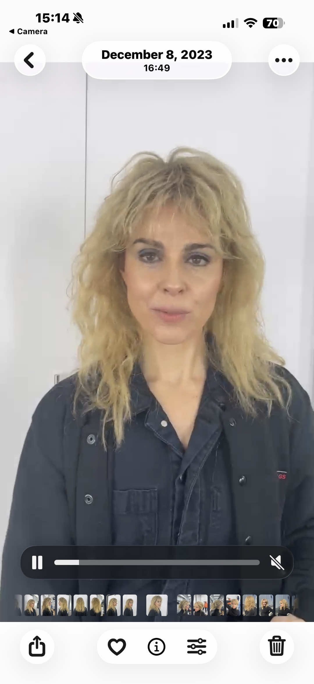 First test for the Duffers. You’ve never seen Karen Wheeler’s hair this undone. Sometimes the most honest hair is the hair that hasn’t been maintained. Styled with @katsuhre. #KarenWheeler #StrangerThingsHair #80sHair #BehindTheHair