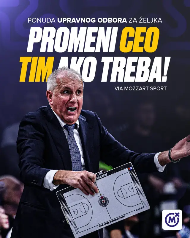 Partizanu je, u ovom trenutku, najvažnije da nastavi saradnju s Obradovićem, i to je glavna poruka sa sastanka Izvršnog i Upravnog odbora kluba #partizan #grobari #kkp #euroleague  #mozzartsport