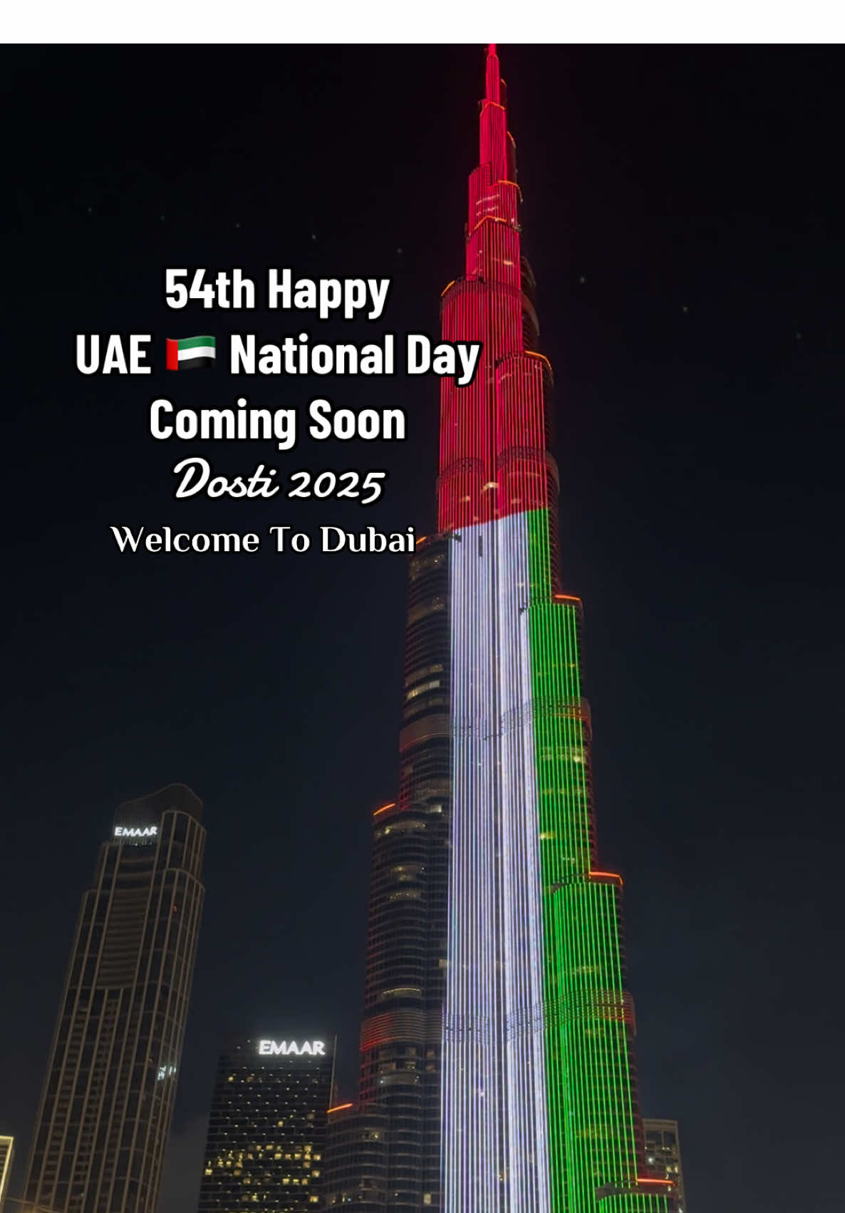 54th Happy UAE 🇦🇪 National Day Coming Soon #uaenationalday #uaenationalday54 #dubai #uae #shahiddosti 